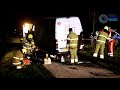 13-11-2020 - Uitwijkende bestelbus richt grote ravage aan op de Boxtelseweg (N618) in Schijndel