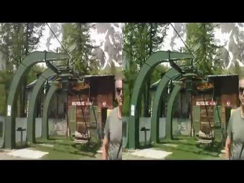 3D Anaglifo 2 giugno 2012 STAFFA Rifugio BELVEDERE via Seggiovia [by Sergio Conegliano]