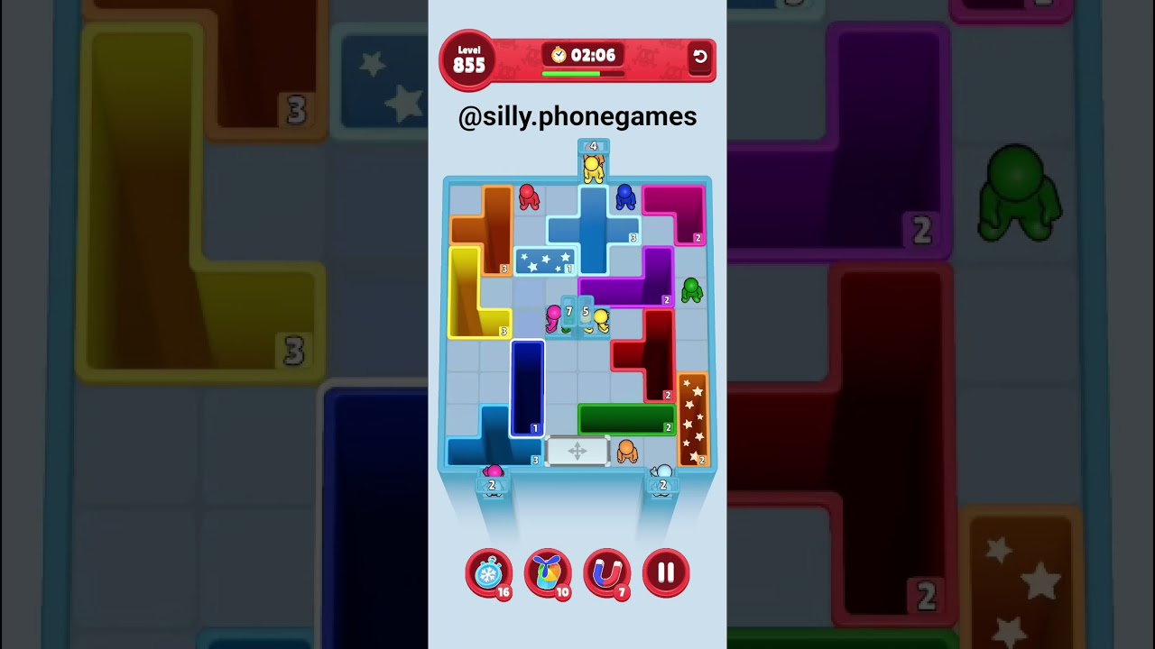 Drop Away Level 855 Walkthrough Solution