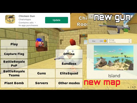 Chicken gun new update version 2.4.01 | new backpacks slot added chalo apps new update