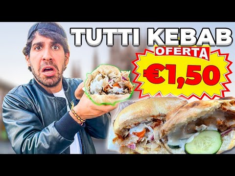 MANGIO TUTTI I KEBAB A 1,50 € DI MILANO *pericoloso*