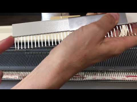 Cast-on Directly to Newer Style Brother Knitting Machine Cast-on Comb
