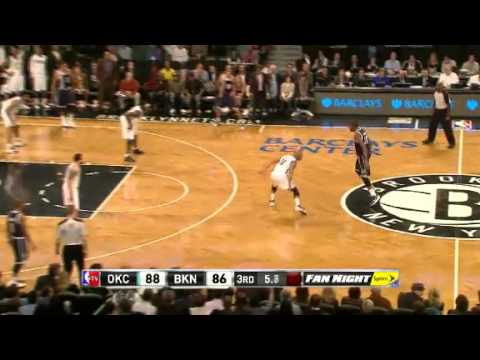 Oklahoma City Thunder vs. Brooklyn Nets Full Highlights 4 December 2012