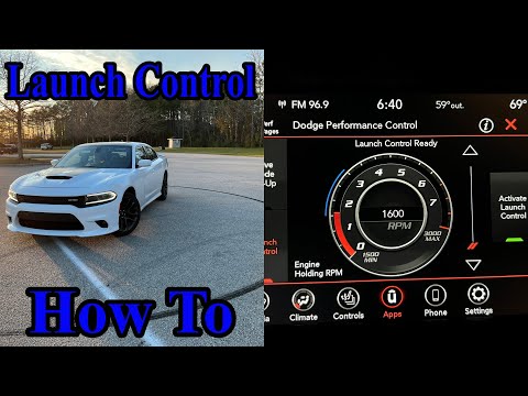 How to use dodge charger launch control