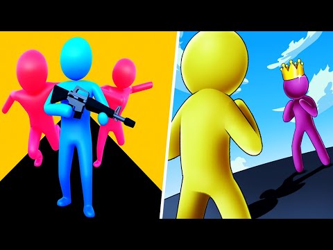 Crowd Evolution | Giant Rush  - Gameplay Walkthrough Max Levels (Part 1)