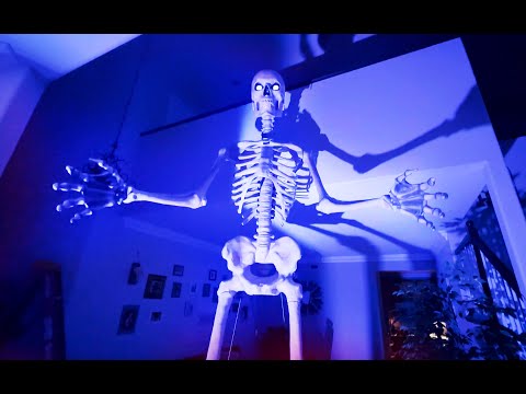 12 Foot Skeleton from Home Depot unboxing and setup!