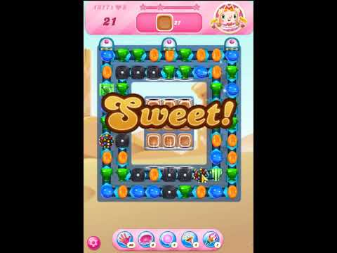 Candy Crush Saga Level 1317 - 1 Stars,  3 Moves Completed