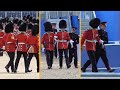 GUARDS TRY TO STOP SOLIDER FROM COLLAPSING DURING ‘TROOPING THE COLOUR 2024’ REHEARSAL
