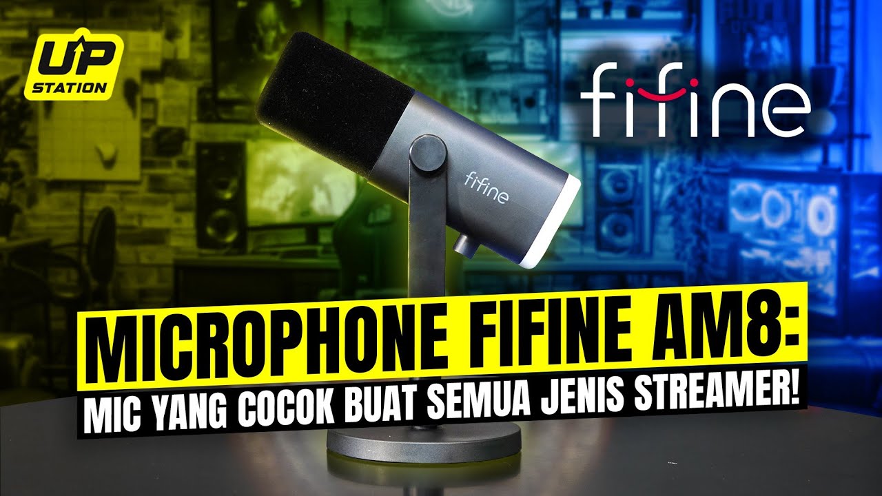 REVIEW MICROPHONE FIFINE AM8 DI TAHUN 2025, HARGA DI BAWAH 1 JUTA DAN SUDAH PAKAI XLR!!!