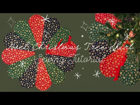 Scalloped Tree Skirt Sewing Tutorial