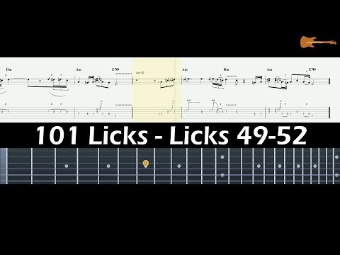 101 Licks - Licks 49-52 (Blues) With Downloadable Tab