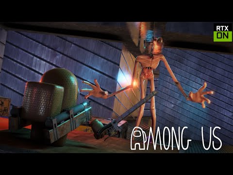 Among Us RTX On EP21 ( ATTACK ON SIREN HEAD  ) - Horror Animation!
