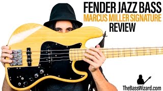 Video thumbnail for Fender Jazz Bass Review and Demo - Marcus Miller Signature (The Bass Wizard) by Marcelo Feldman - The Bass Wizard