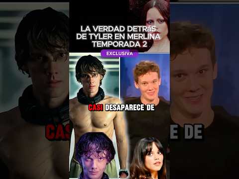 🚨😭él casi no APARECE en la SEGUNDA temporada de Merlina de Netflix