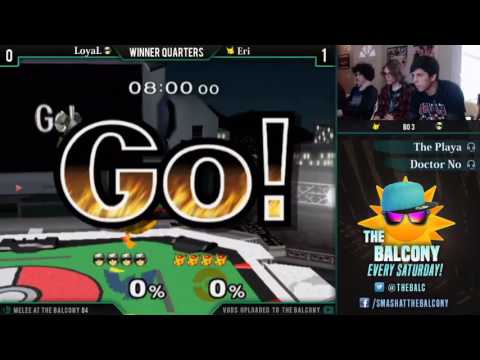 Melee @ the Balcony 84 - Winners Quarters ft. Eri (Pikachu) VS Loyal (Falcon)