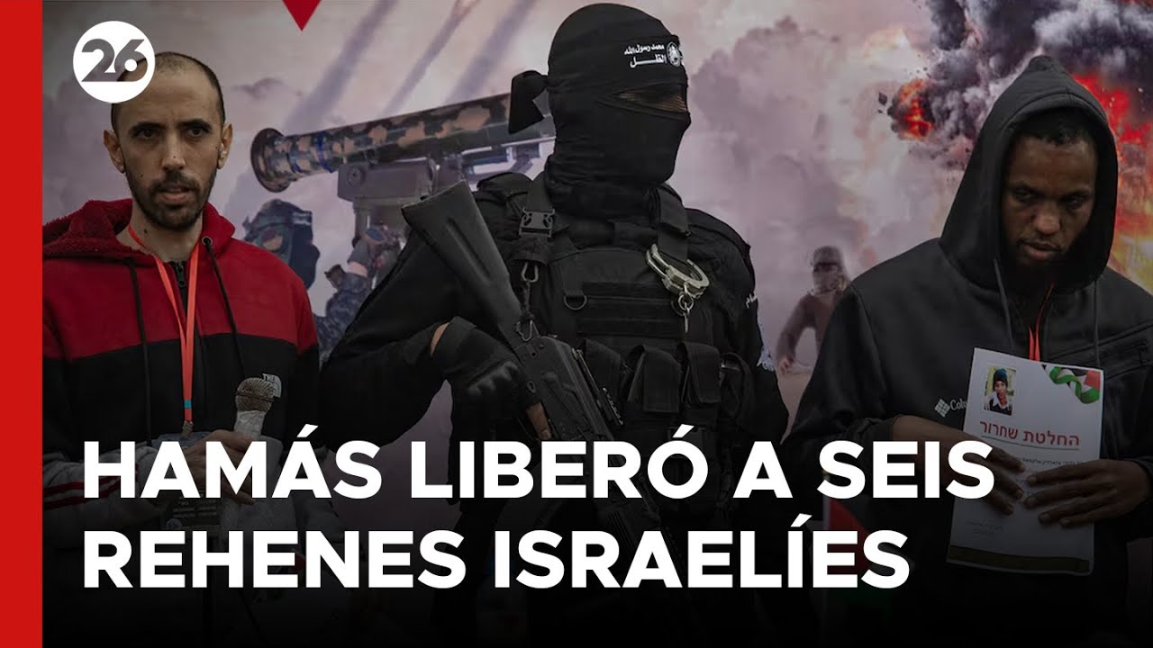 MEDIO ORIENTE | Los terroristas de Hamás liberaron a 6 rehenes israelíes