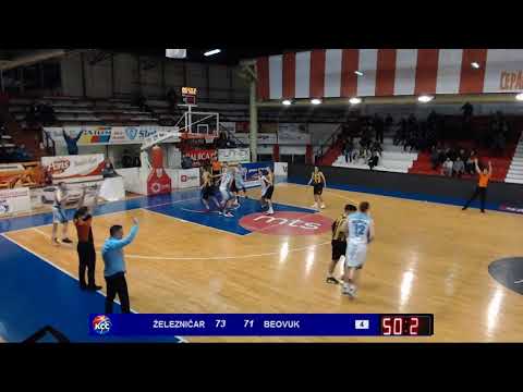 2MLS 17. kolo / KK Železničar - KK Beovuk 72 / 08.02.2020.