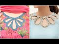 Trendy Elegant Neck Design With Drops Shape