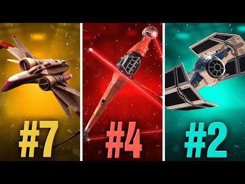 The 10 Most POWERFUL Starfighters in ALL of Star Wars!