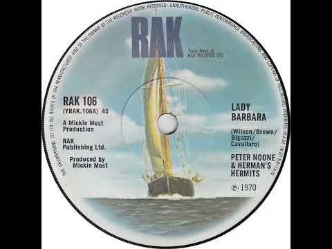 UK New Entry 1970 (209) Peter Noone & Herman's Hermits - Lady Barbara