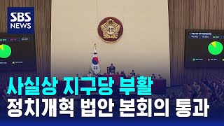 사실상 지구당 부활..정치개혁 법안 본회의 통과 / SBS