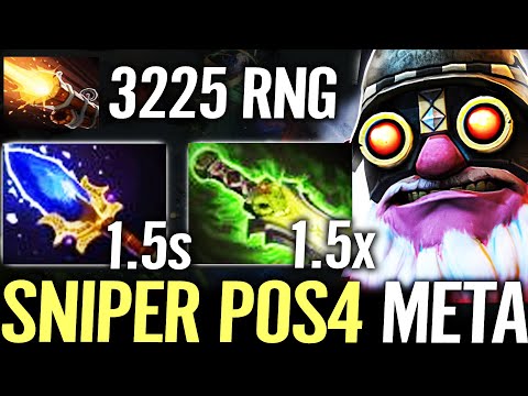 🔥 REAL MAGIC POS4 SNIPER — Aghanim + EB 1.5 SEC STUN + 1.5x AGI 3225 Range Ultimate Dota 2 Pro