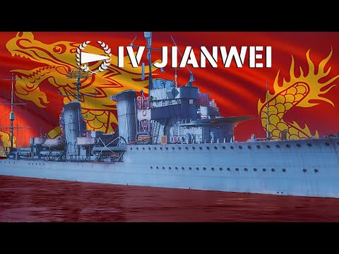 Jianwei - Tier 4 Pan Asian Destroyer | World of Warships Legends