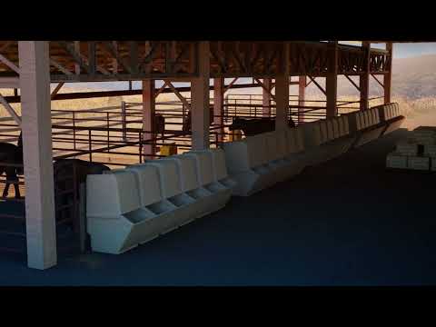 Digital Twins For Precision Livestock Farming (3D Model of a Pen at Texas A&M Beef Center)