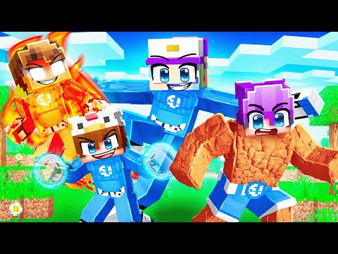 Becoming The FANTASTIC FOUR in Minecraft!