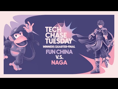 Fun China (Diddy Kong) vs Naga (Marth) | Winners Quarter-Final | Tech Chase Tuesday 12 | Ultimate