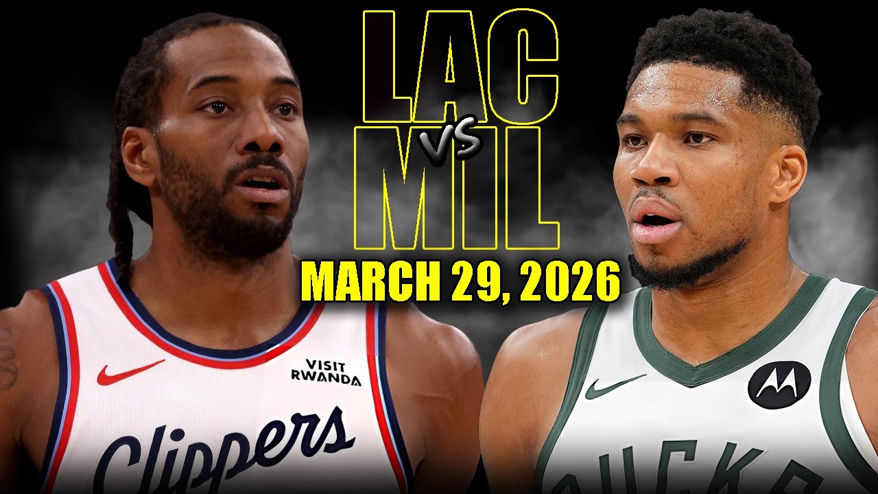 3월30일 LA클리퍼스 밀워키 NBA 하이라이트