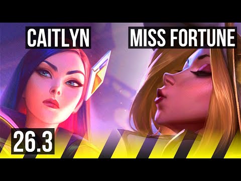 CAITLYN & Nami vs MISS FORTUNE & Leona (ADC) | 64K damage, Good KDA: 21/3/9 | EUW Master | 26.3