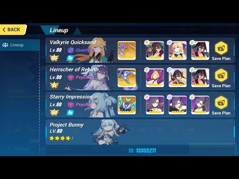 [HI3 SEA] Nirvana Abyss 493D - Herrscher of Sentience (Bleed) 816Pts - VQ, HoRB(SS0), SI