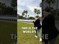 You can literally land a helicopter on the world's longest car! 🤯🚁 #limo #worldrecord #cars