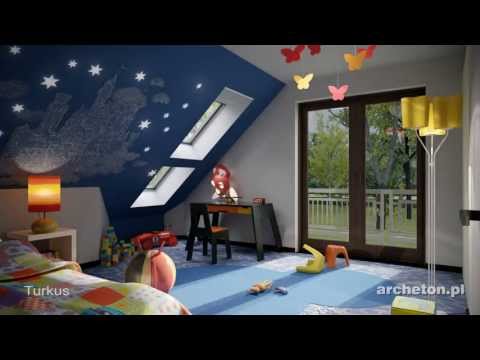 Projekt domu Turkus - archeton.pl