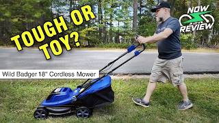 Wild Badger 18" Electric Lawn Mower Review