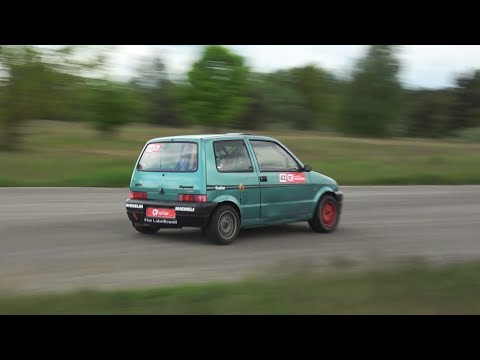 Jan Porawski, Fiat Cinquecento - II runda Rallysprint Challenge - Piła, 22.05.2021