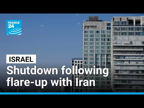 Israel shuts down following war flare-up with Iran