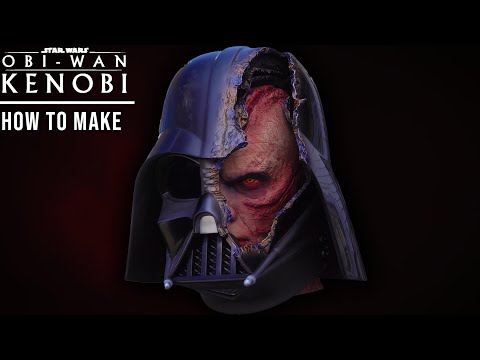 Building A Damaged Darth Vader Helmet From The Obi-Wan Kenobi Series