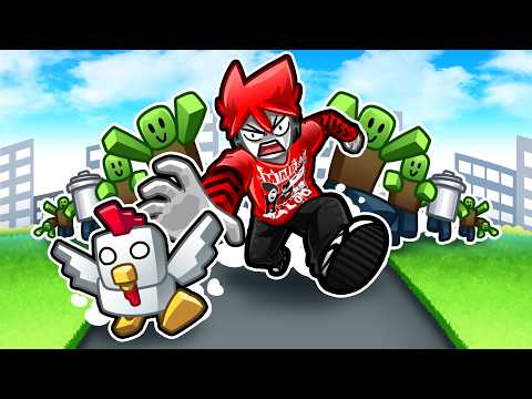 Roblox : GO GET CHICKEN 🐔ไก่ฉันหาย ในดงฝูงซอมบี้ !!!