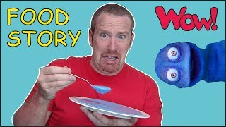 Yummy Food Story time for Kids from Steve and Maggie with Bobby | Speaking with Wow English TV