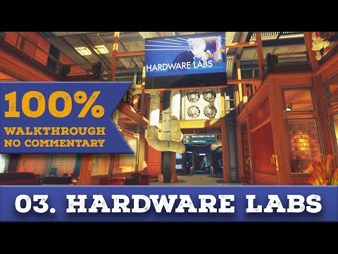 Prey 2017 Walkthrough [1440p] (All Collectibles,Nightmare) part 3 HARDWARE LABS