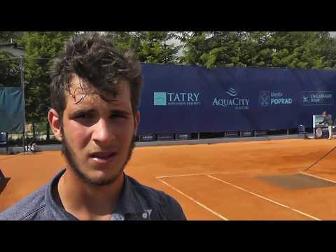 Poprad Tatry Challenger 2017: 2QR, interview, Samuel Puskar (SVK) - Bielinskyi (UKR) 2-6 6-4 7-6