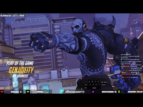 POTG! GetQuakedOn Doomfist Overwatch Gameplay Season 32 Top 500