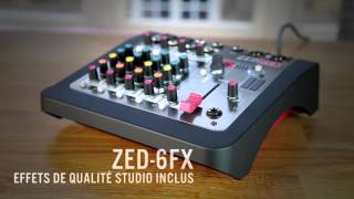 Allen & Heath Table de mixage ZEDi-8 - Video