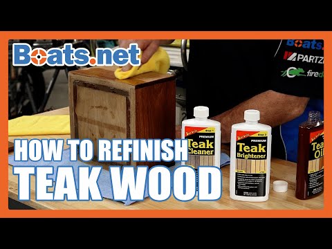 Teak Wood Care Kit | How to Restore Teak Wood | How to Clean Teak Wood | Boats.net