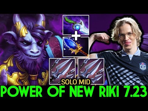 TOPSON [Riki] Power of New Riki Mid Mass Gank 7.23 Dota 2