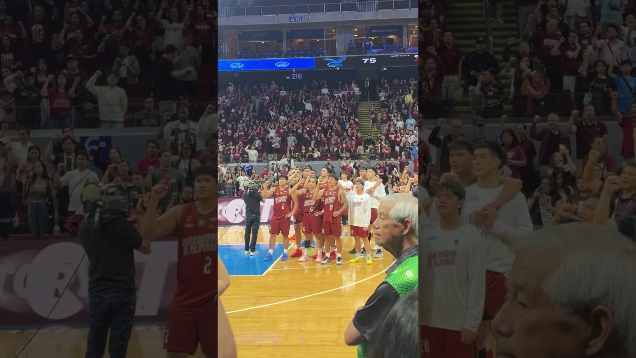 Hail Alma Mater: UP Naming Mahal, after the win over Ateneo, November 19, 2025