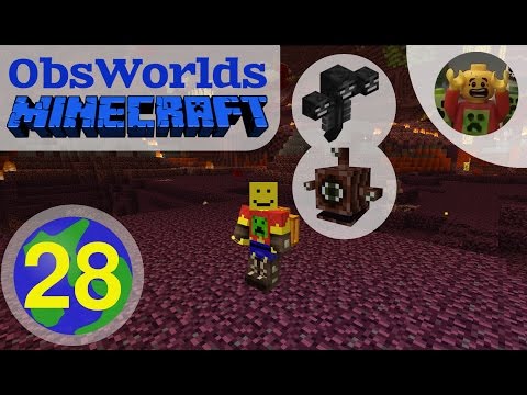 Jim Plays ObsWorlds Minecraft E28 - Watcher vs Wither