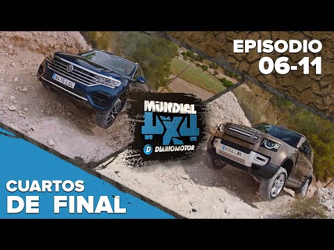 Comparativa 4×4 al límite! : Land Rover Defender vs Volkswagen Touareg | Mundial 4×4 Diariomotor